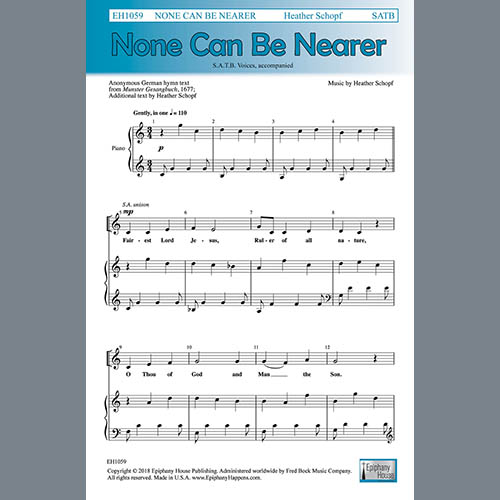cover: None Can Be Nearer, Heather Schopf