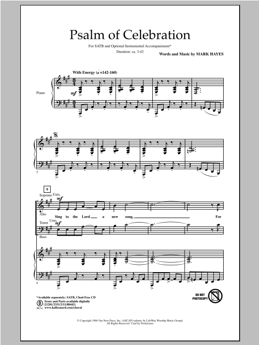 Produktbild zu: Psalm Of Celebration