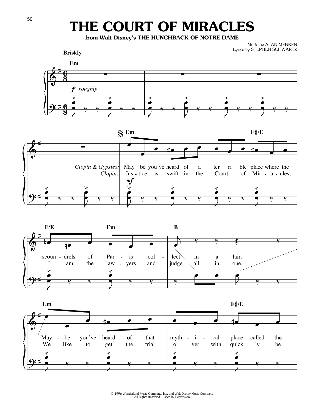 Produktbild zu: The Court Of Miracles (from The Hunchback of Notre Dame)