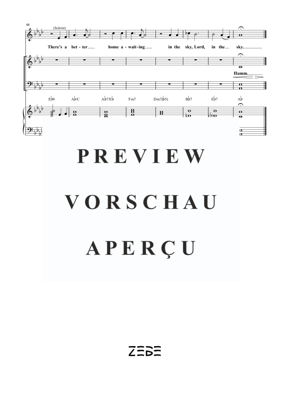 Produktgalerie: Seite 11 von 11 Can the Circle Be Unbroken, , Gemischter Chor SAB, Solo und Klavier