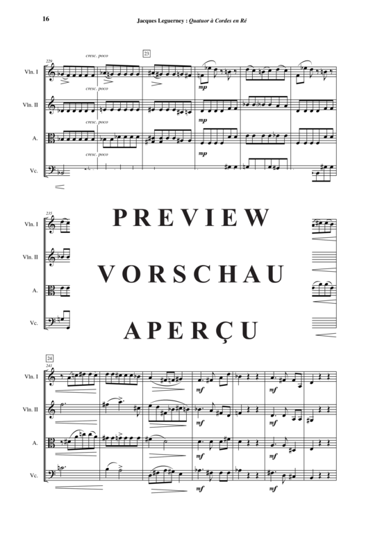 Produktgalerie: Seite 17 von 21 Quatuor à Cordes en Ré , , (Streicherquartett)