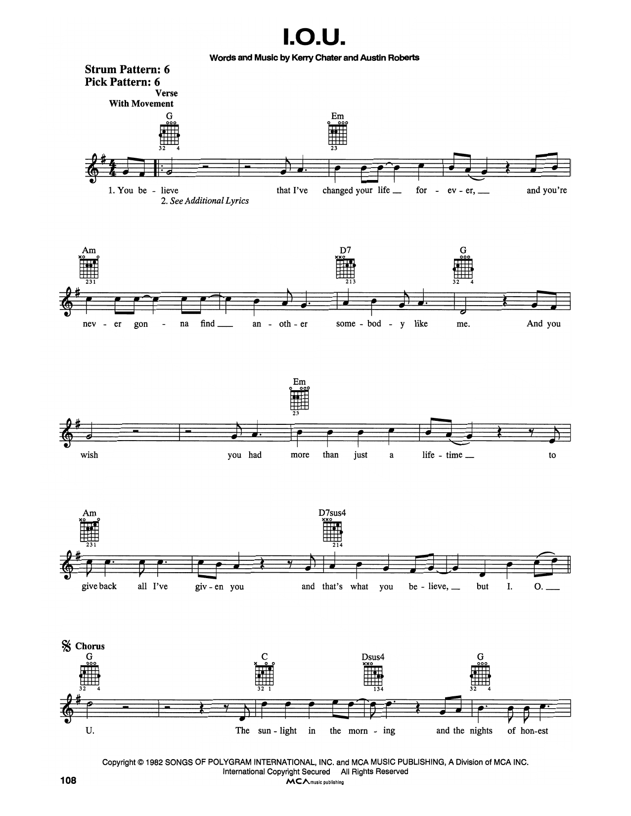 Produktbild zu: I.O.U.