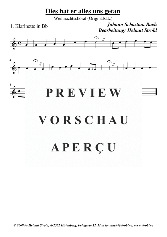 gallery: Dies hat er alles uns getan, , Klarinettenquartett