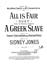 cover: All Is Fair, Sidney Jones, Gesang, Klavier
