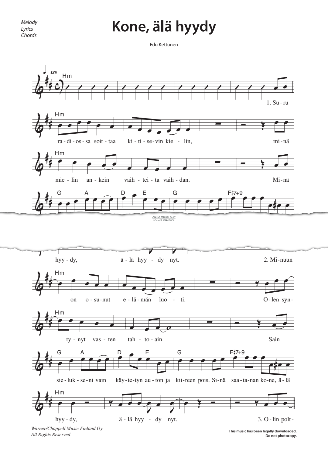 Product gallery: Page 1 of 1 Kone älä hyydy, Edu Kettunen