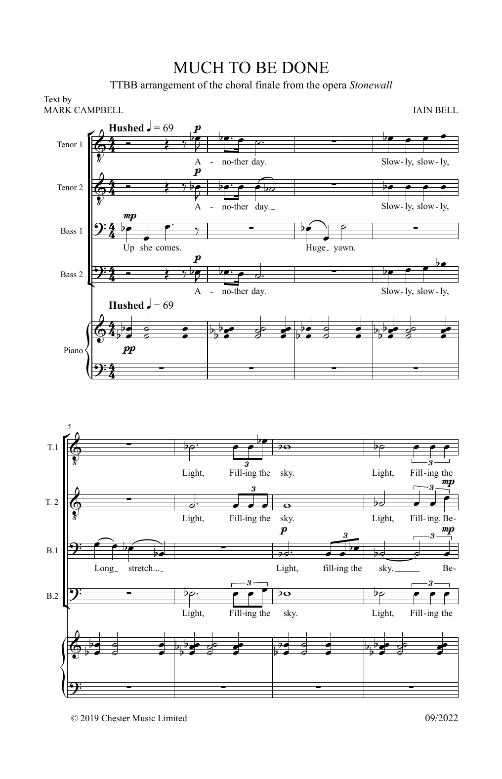 Produktgalerie: Seite 1 von 1 Much To Be Done, Iain Bell, Chor