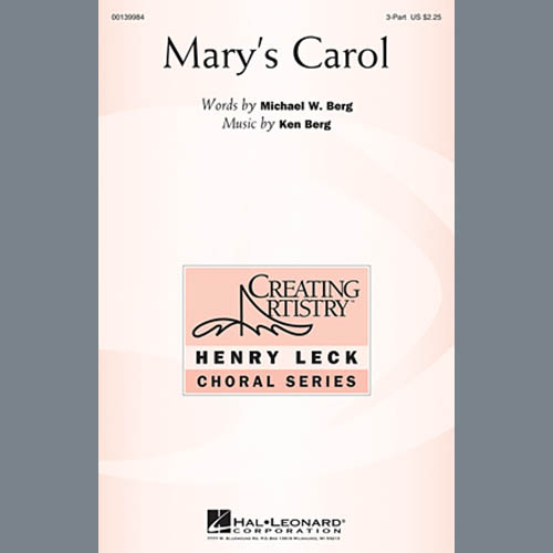 cover: Mary's Carol, Ken Berg, Chor