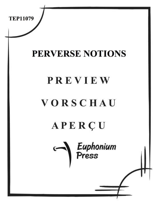 Produktgalerie: Seite 2 von 13 Perverse Notions , , (Tuba + Klavier)