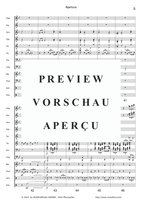 gallery: Apertura, , (large wind orchestra)