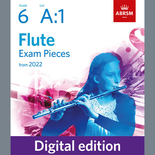 Produktbild zu: Bourrée anglaise (from Partita in A minor)(Grade 6 List A1 from the ABRSM Flute syllabus from 2022)