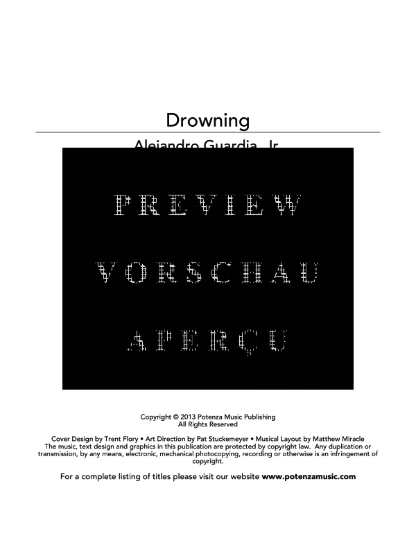 Produktgalerie: Seite 3 von 11 Drowning, , (Holzbläser Quintett)