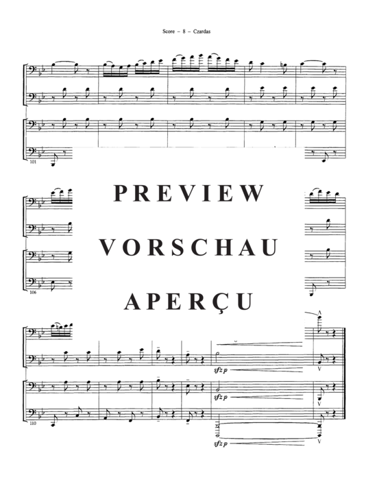 Product gallery: Page 10 of 18 Czardas , , (Tuba Quartett EETT)