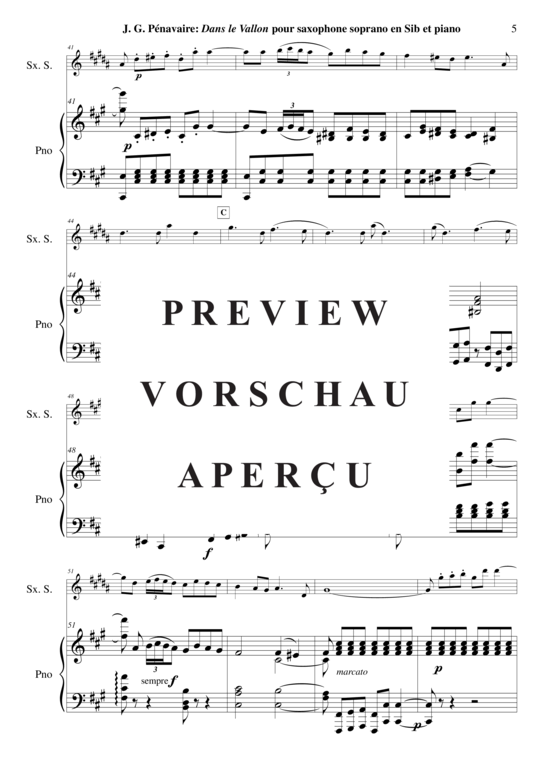 Product gallery: Page 6 of 19 Dans Le Vallon , , (soprano saxophone + piano)