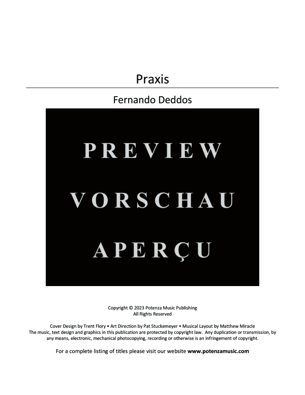 Product gallery: Page 3 of 11 Praxis, , (Euphonium Solo Percussion Ensemble)