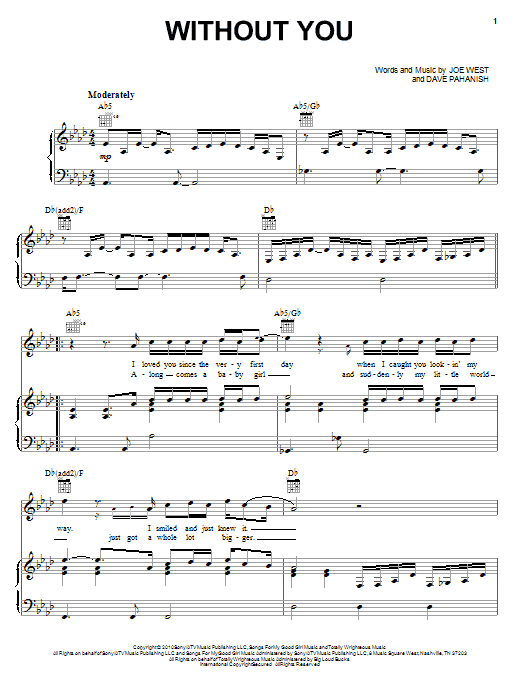 Produktgalerie: Seite 1 von 1 Without You, Keith Urban, Gesang, Gitarre, Klavier