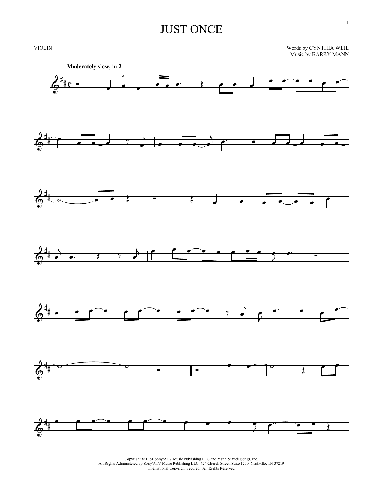 Product gallery: Page 1 of 1 Just Once, Quincy Jones featuring James Ingram