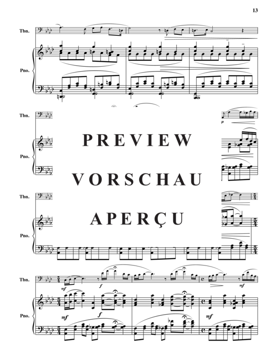 Product gallery: Page 14 of 20 Drei Romanzen für Susie , , (trombone/baritone + piano)