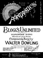 cover: Blogg's Unlimited, Walter Dowling
