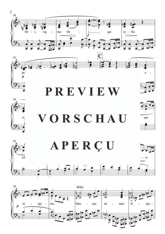 Product gallery: Page 3 of 5 Requiem - V. Agnus Dei, Inagawa, Akiko, Solo Piano