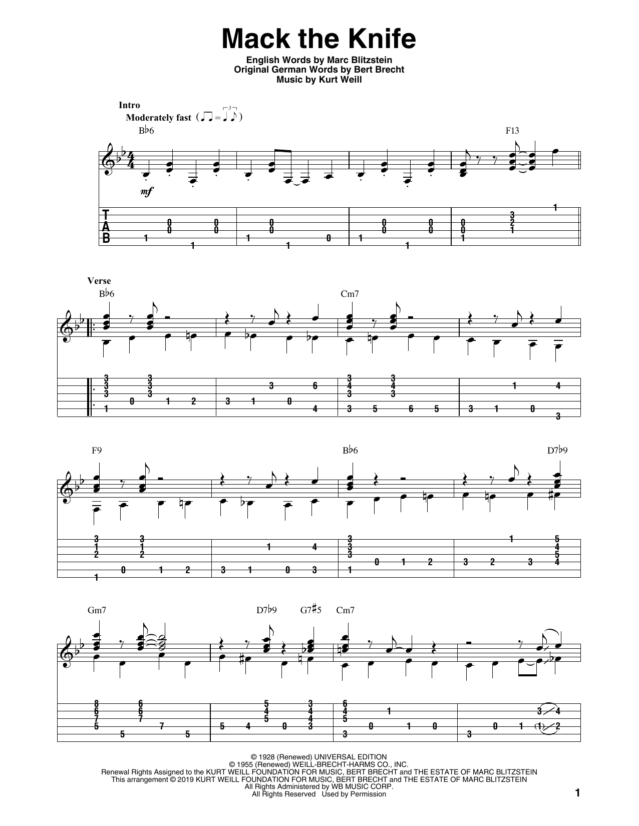 Produktbild zu: Mack The Knife (arr. Bill LaFleur)