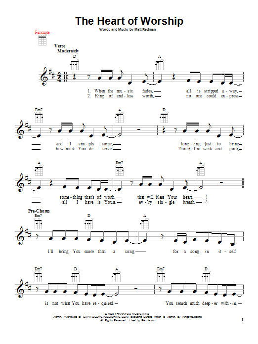 Product gallery: Page 1 of 1 The Heart Of Worship, Matt Redman
