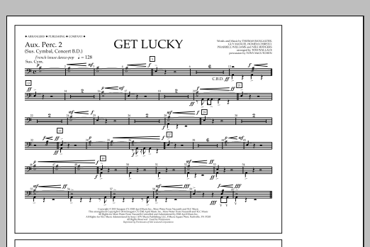 Produktbild zu:  Get Lucky - Aux. Perc. 2 - Tom Wallace