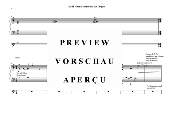 Product gallery: Page 5 of 19 Variations , , (Orgel Solo)
