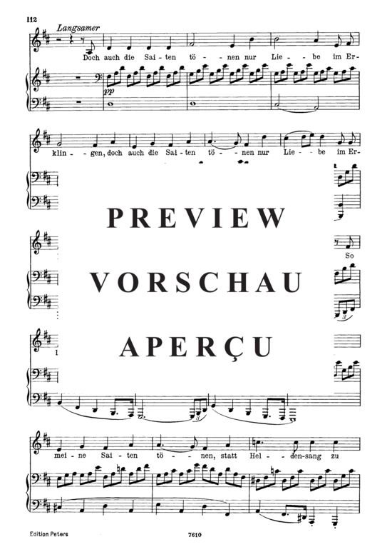 Product gallery: Page 4 of 5 An die Leier D.737, , Low Voice and Piano