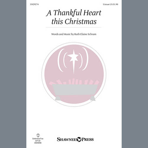 cover: A Thankful Heart This Christmas, Ruth Elaine Schram, Chor