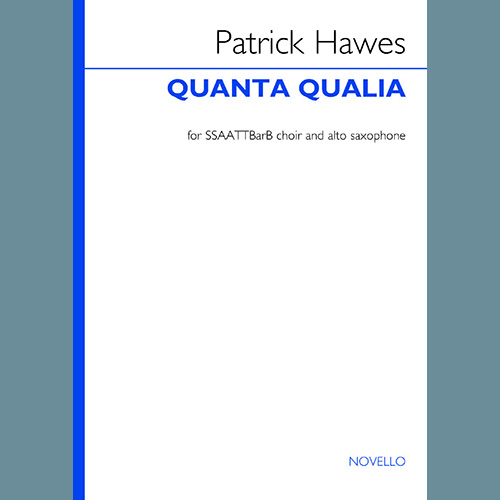 cover: Quanta Qualia, Patrick Hawes