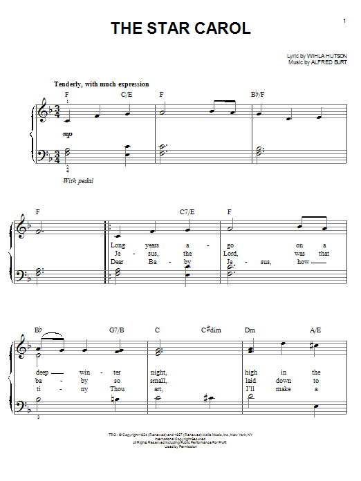 Produktbild zu: The Star Carol