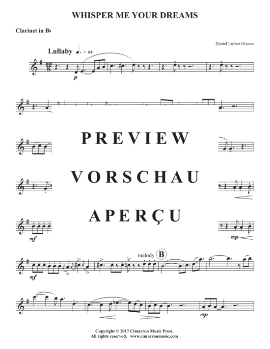 Produktgalerie: Seite 12 von 17 Whisper Me Your Dreams , , (Holzbläserquintett)