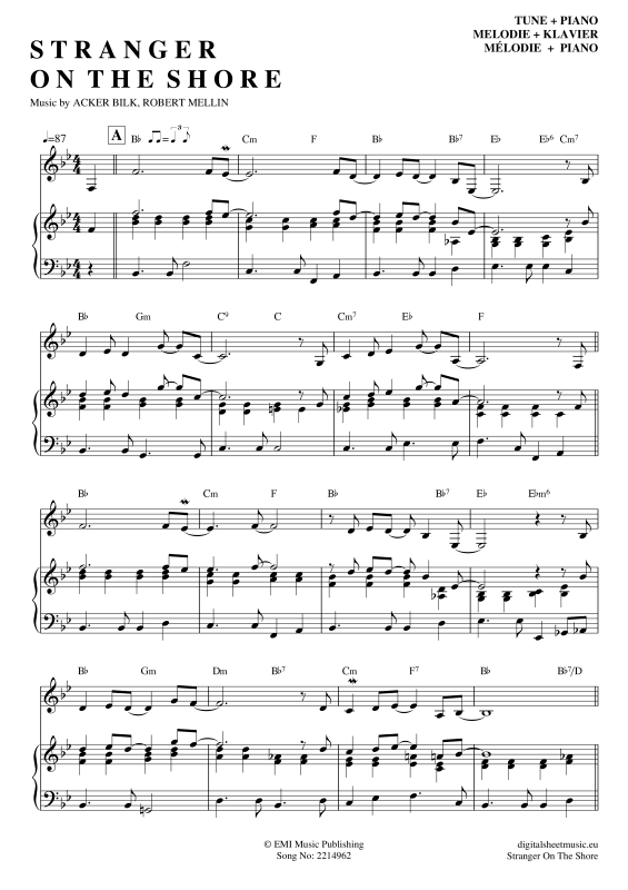 Produktbild zu: Stranger On The ShoreAcker Bilk