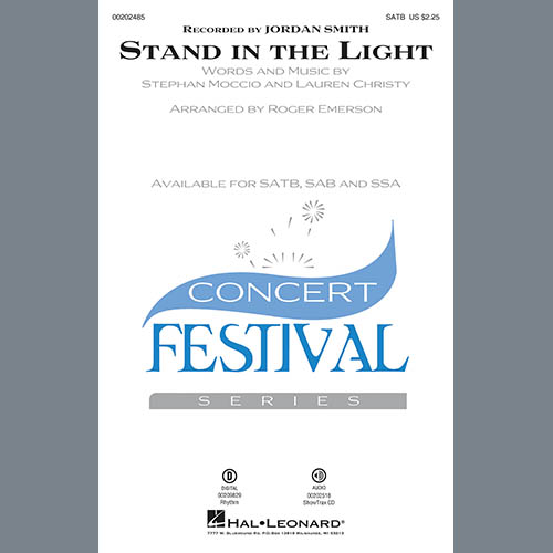 cover: Stand In The Light, Roger Emerson, Chor