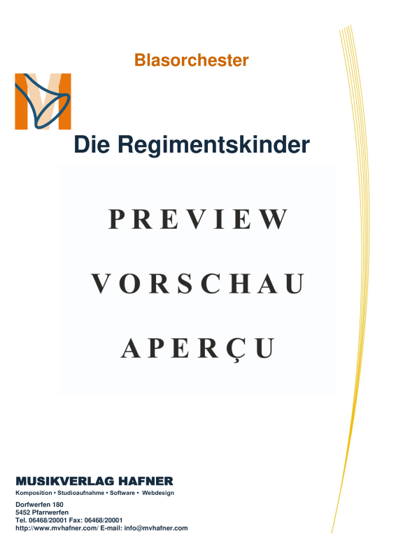 gallery: Die Regimentskinder, , (large wind orchestra)