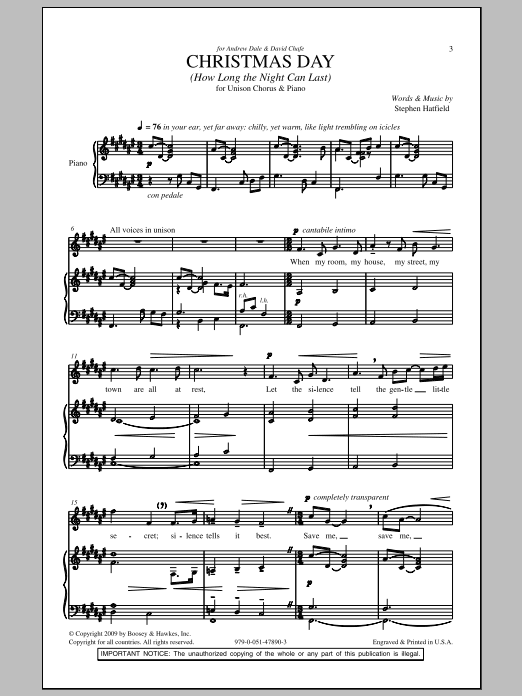 Produktbild zu: Christmas Day (How Long The Night Can Last)