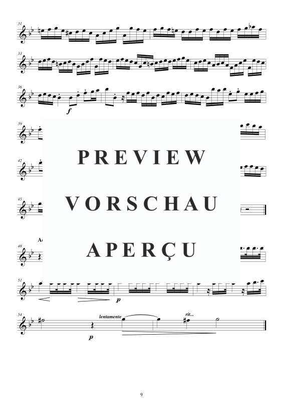 Produktgalerie: Seite 10 von 11 Flute Concerto No.1 in B-Dur Op.5, , Querflöte Solo und Klavier/Cembalo