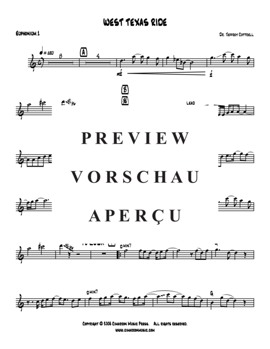 Product gallery: Page 13 of 21 West Texas Ride , , (Tuba Quartet: 2x Baritone, 2xTuba + Keyboard, Drums)