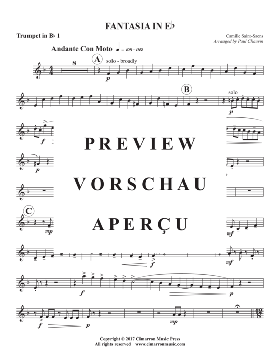 Produktgalerie: Seite 13 von 21 Fantasia in E-Flat , , (Blechbläser Quintett)