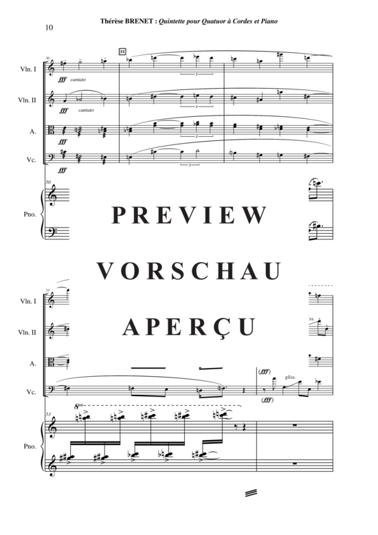 Produktgalerie: Seite 11 von 21 Quintette , , (Streicherquartett + Klavier)