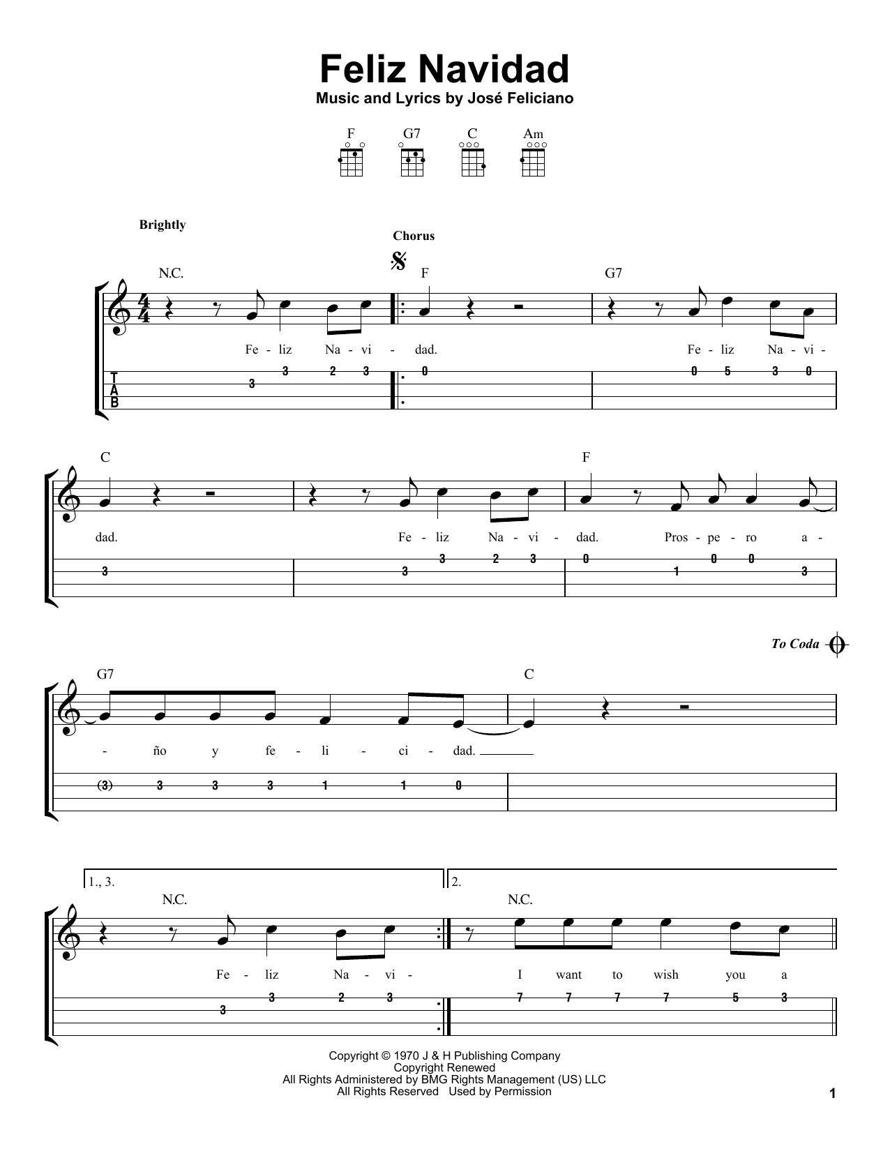 Product gallery: Page 1 of 1 Feliz Navidad, Jose Feliciano