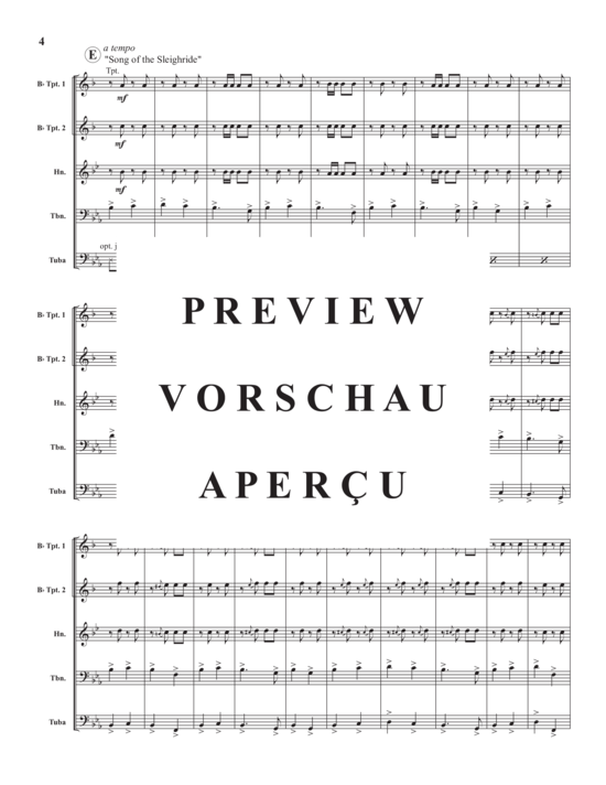 Produktgalerie: Seite 7 von 20 Silver Sleigh Bells , , (Blechbläserquintett)