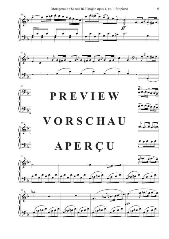 Product gallery: Page 6 of 18 Piano Sonata in F major, Opus 1 no. 1 , Nicolas Horvath, Piano Solo