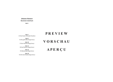 Product gallery: Page 4 of 21 Russisches Liederbuch Band V , , (medium voice + piano)