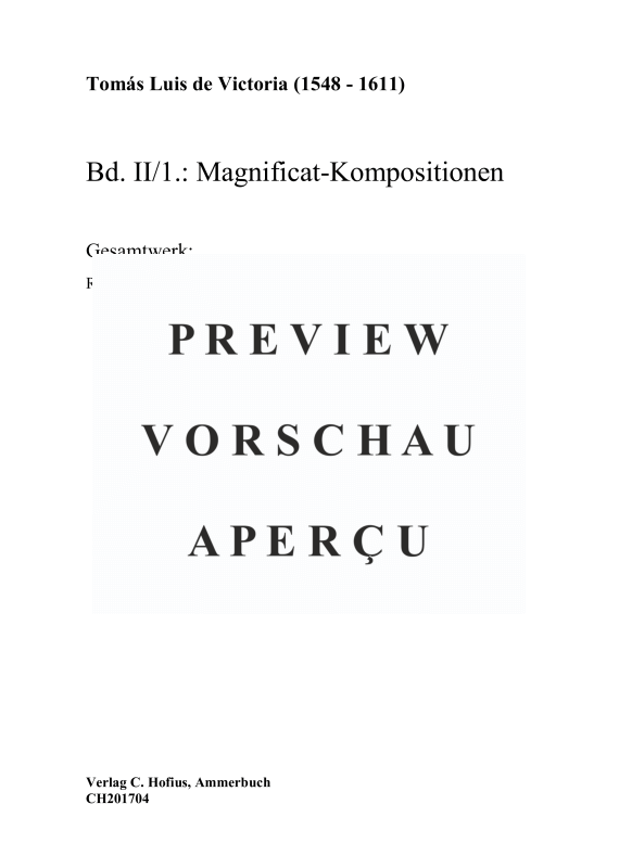 gallery: Magnificat-Kompositionen, , (4-12 Vokalstimmen)