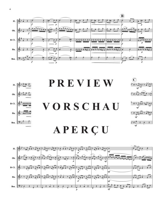 Produktgalerie: Seite 5 von 21 Concerto en Sol – 3 Sätze , , (Holzbläser-Quintett)