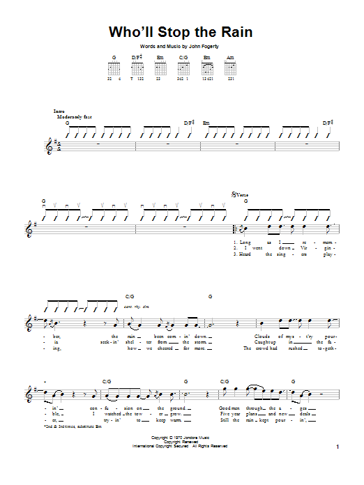 Product gallery: Page 1 of 1 Who'll Stop The Rain, Creedence Clearwater Revival