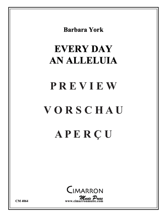 Product gallery: Page 2 of 21 Every Day an Alleluia , , (Trio for 2x tuba + piano)