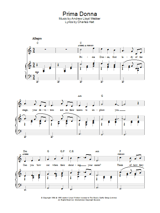 Produktbild zu: Prima Donna (from The Phantom Of The Opera)