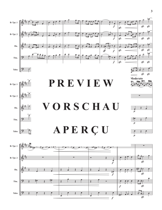 Produktgalerie: Seite 5 von 17 Volkslied , , (Blechbläser Quintett)